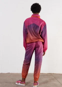 Andrew Brischler Neon Print Track Pant (Pink & Orange) | House of Holland