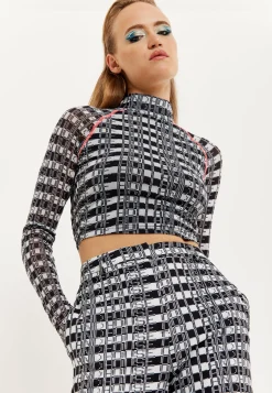 House Of Holland Black And White Top