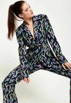 House Of Holland Black Flame Blazer