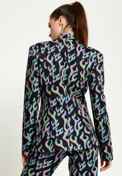 House Of Holland Black Flame Blazer