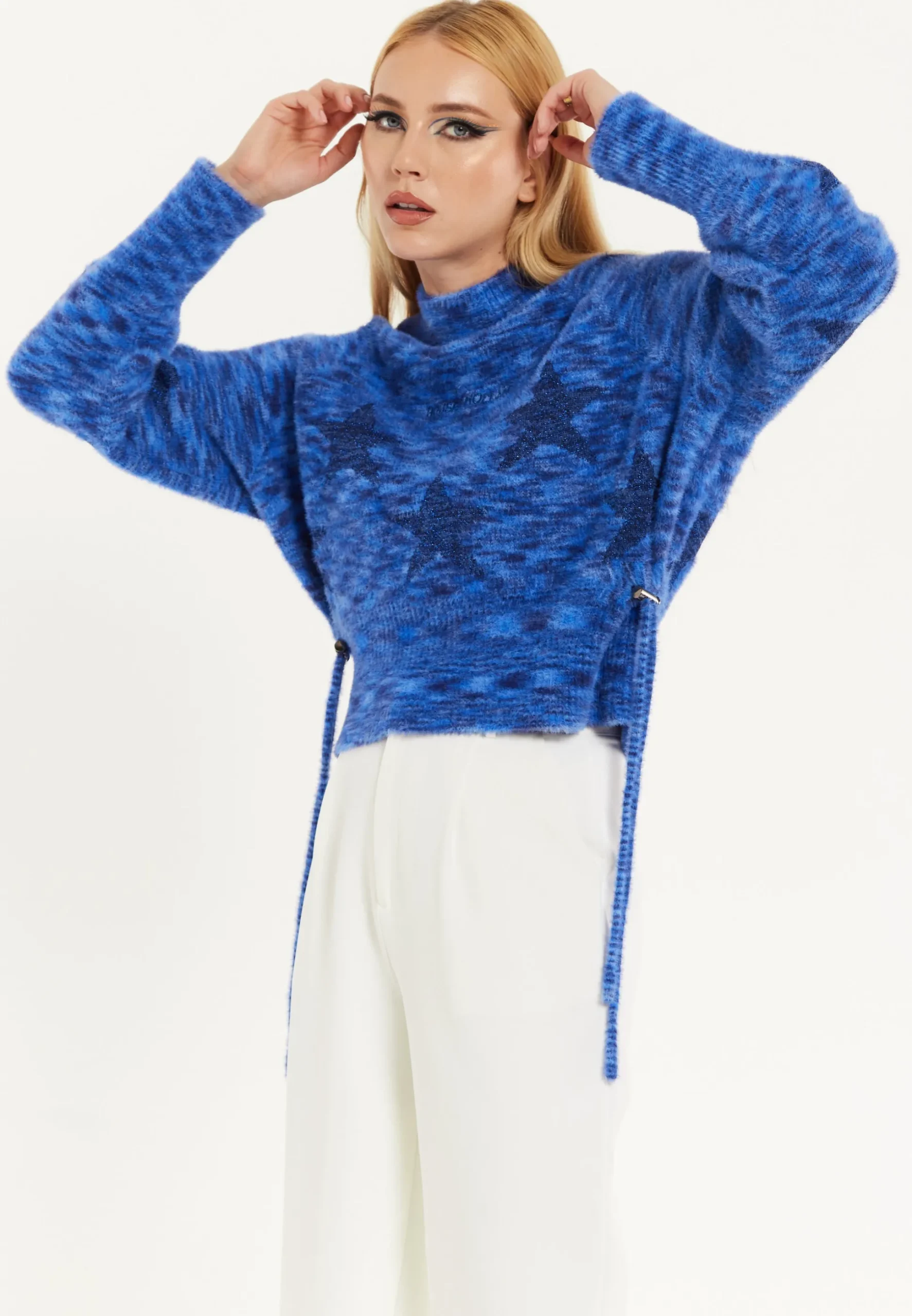 House Of Holland Blue Star Jumper