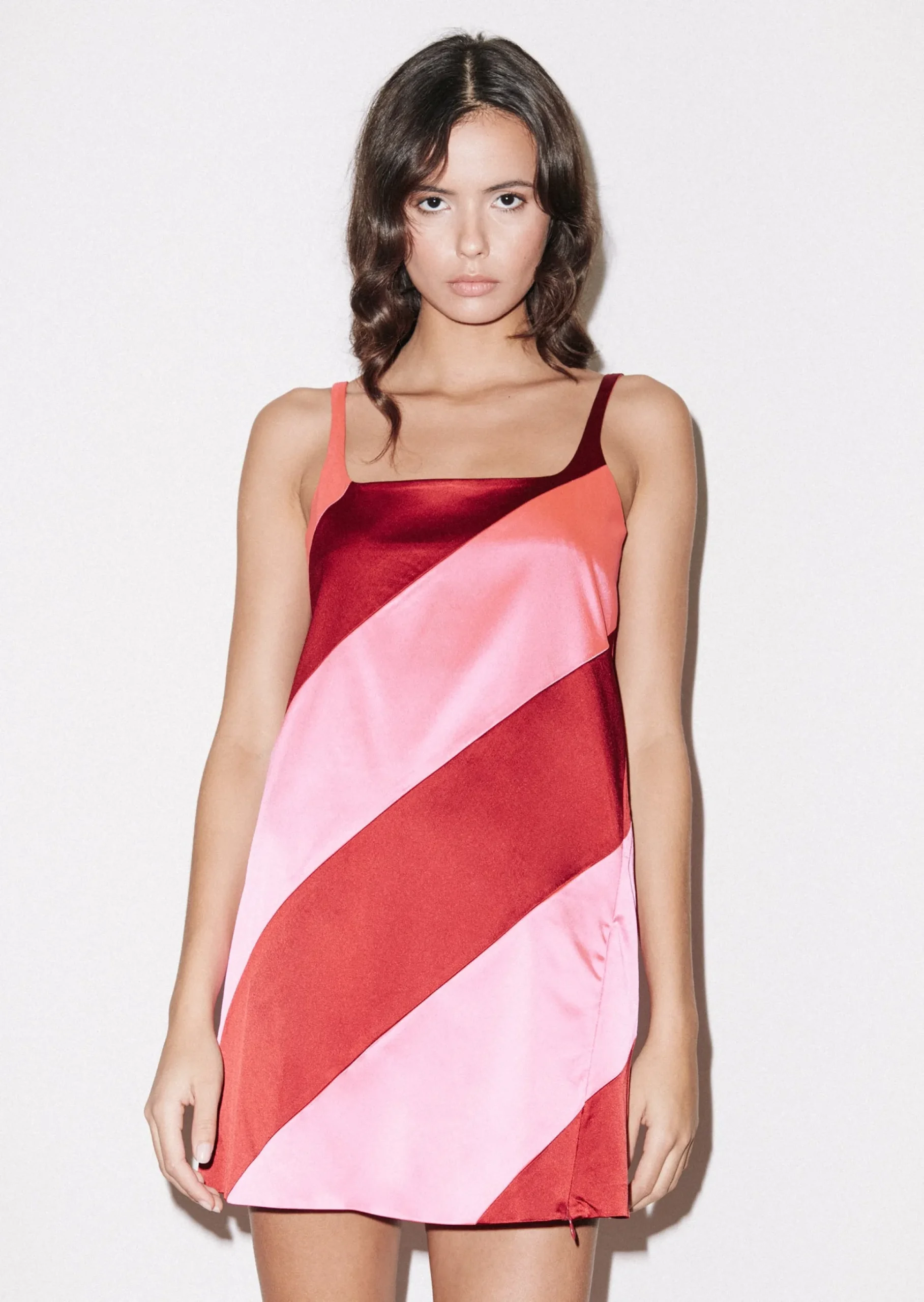 House of Holland Bright Panelled Slit Dress