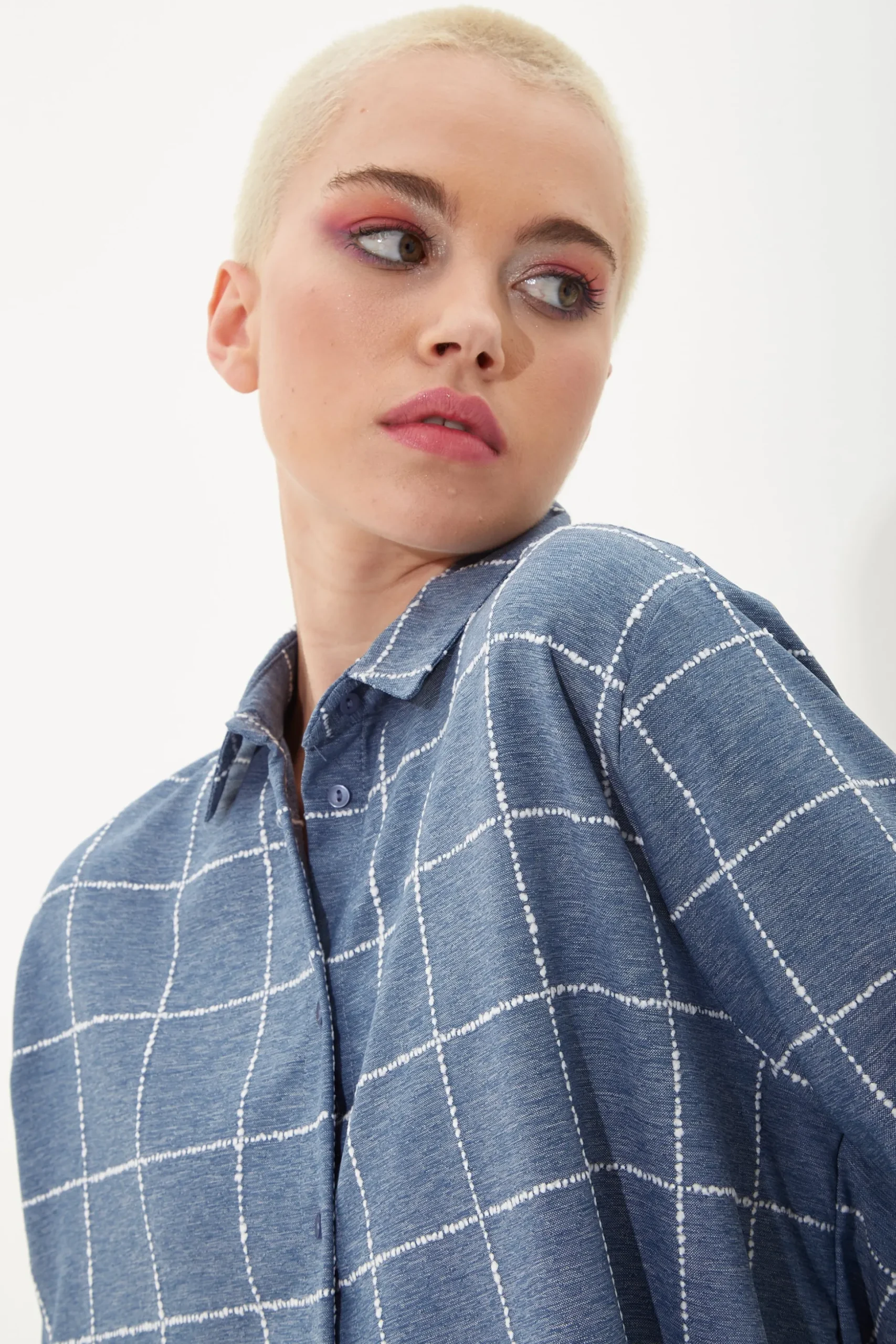 House of Holland Classic Blue Checked Shirt