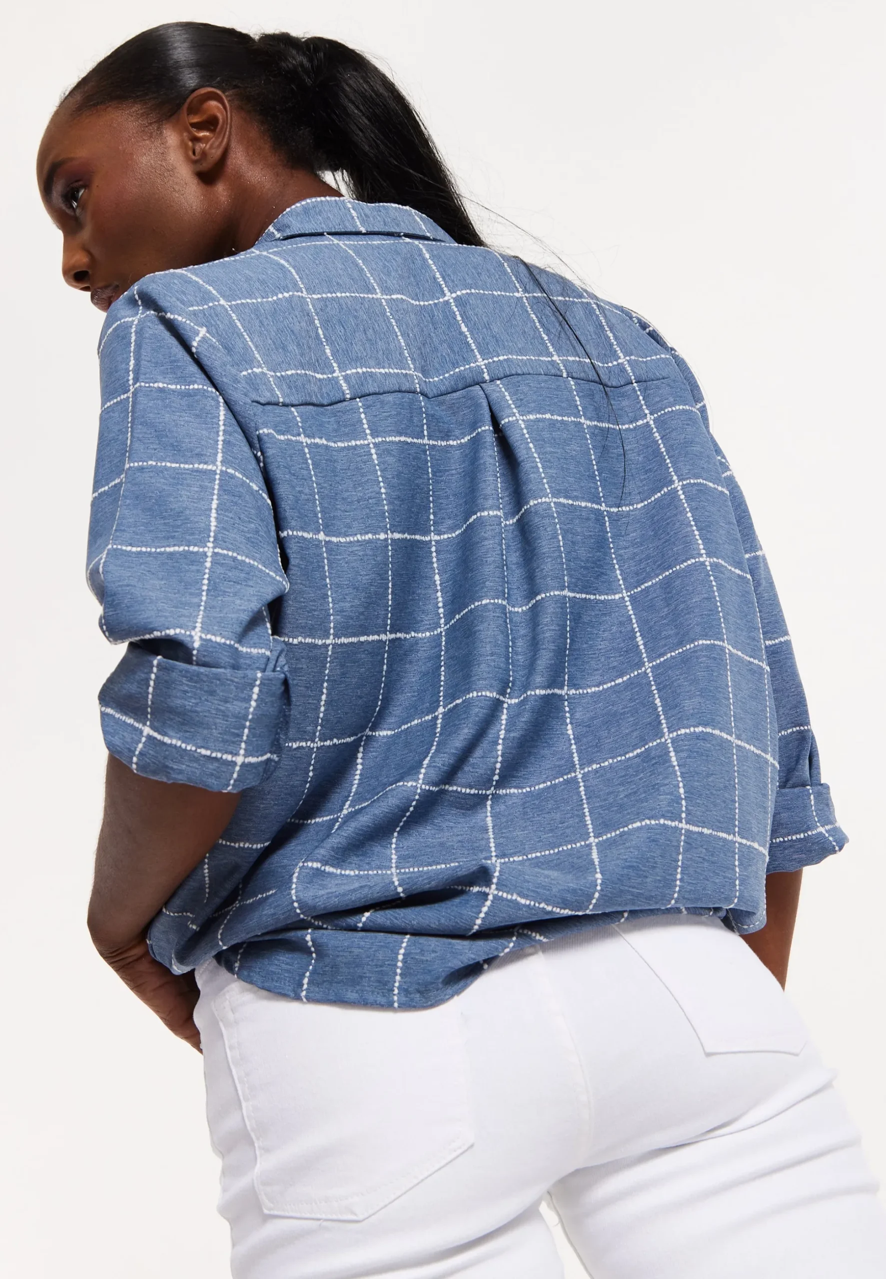 House of Holland Classic Blue Checked Shirt