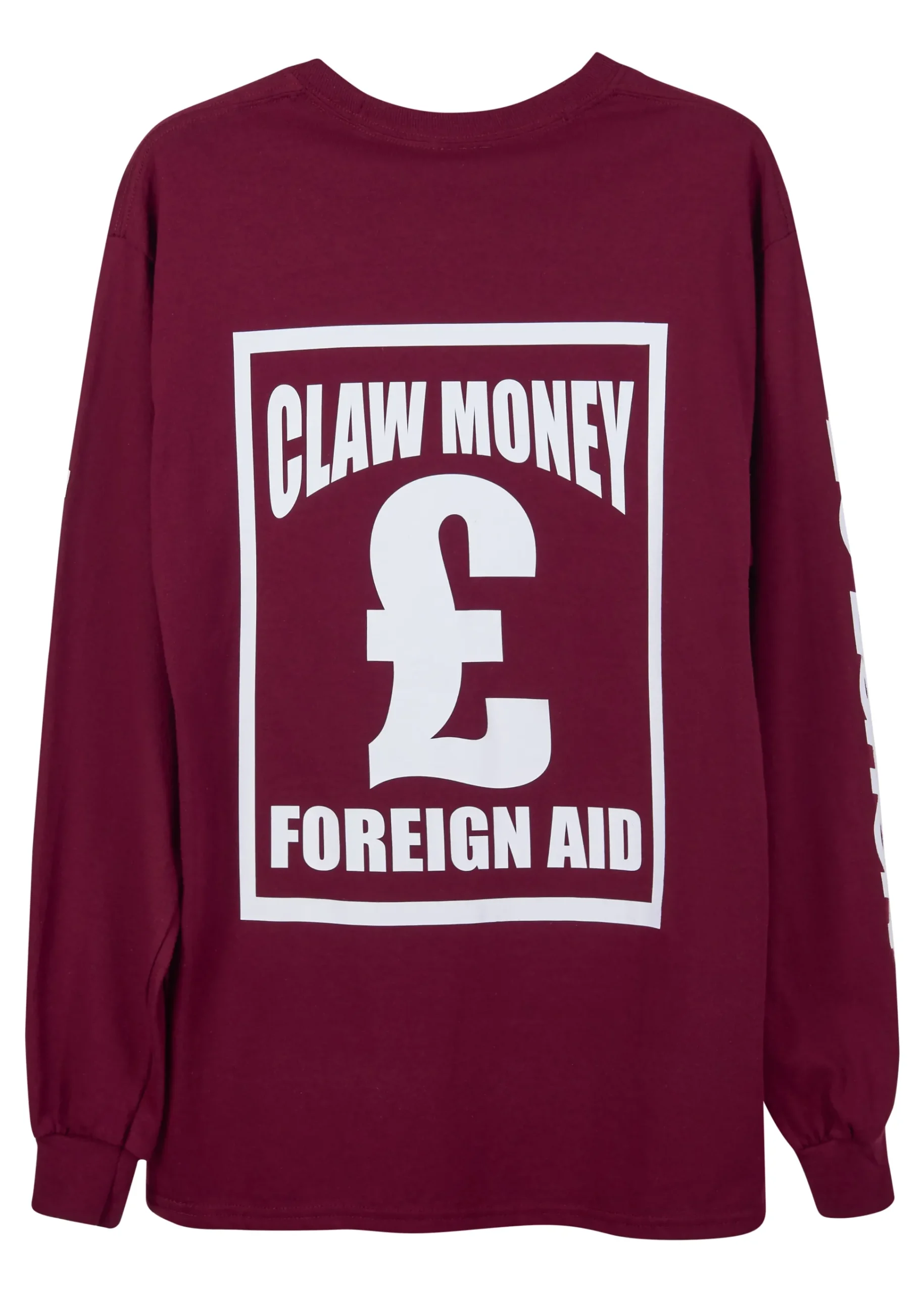 House of Holland @clawmoney 'Branded Money Man' Long Sleeve Tee
