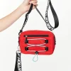 House of Holland Cross Body Bag With Rope Detail In Red