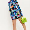 House Of Holland Crossbody Bag In Fluorescent Green With Top Handle