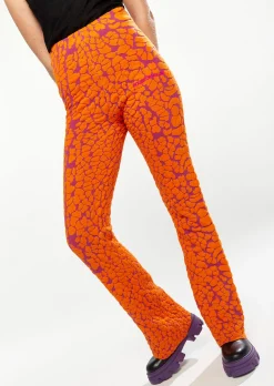 House Of Holland Duo Trouser In Orange