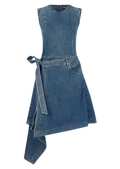 House of Holland Folded Denim Dress