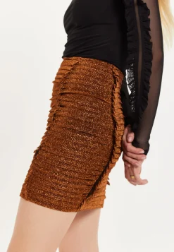 House of Holland Gathered Mini Skirt