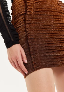 House of Holland Gathered Mini Skirt