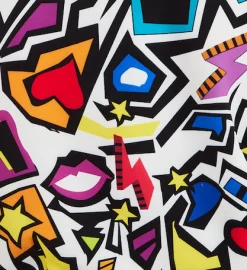 House Of Holland Graphic Pop Art Blazer Playsuit