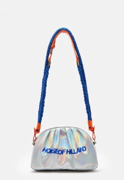 House of Holland Holographic Shoulder With Bag Blue Rope Strap