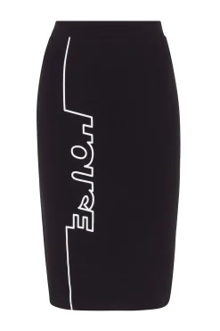 House of Holland House Bodycon Midi Skirt