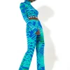 House of Holland Jersey Trousers with a Tropical Print