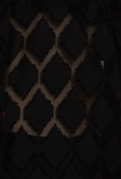 House Of Holland Logo Back Shirt In Black With Green Embroidery
