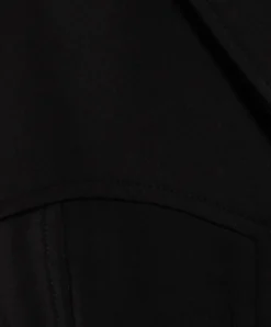 House Of Holland Monochrome Short Lock Jacket Black