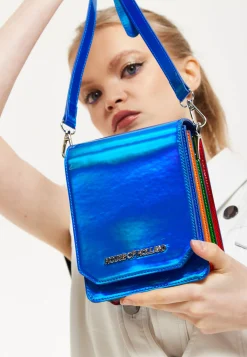 House Of Holland Multi-Pocket Crossbody Bag Blue