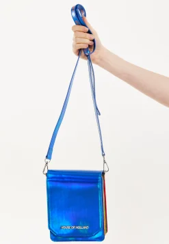 House Of Holland Multi-Pocket Crossbody Bag Blue