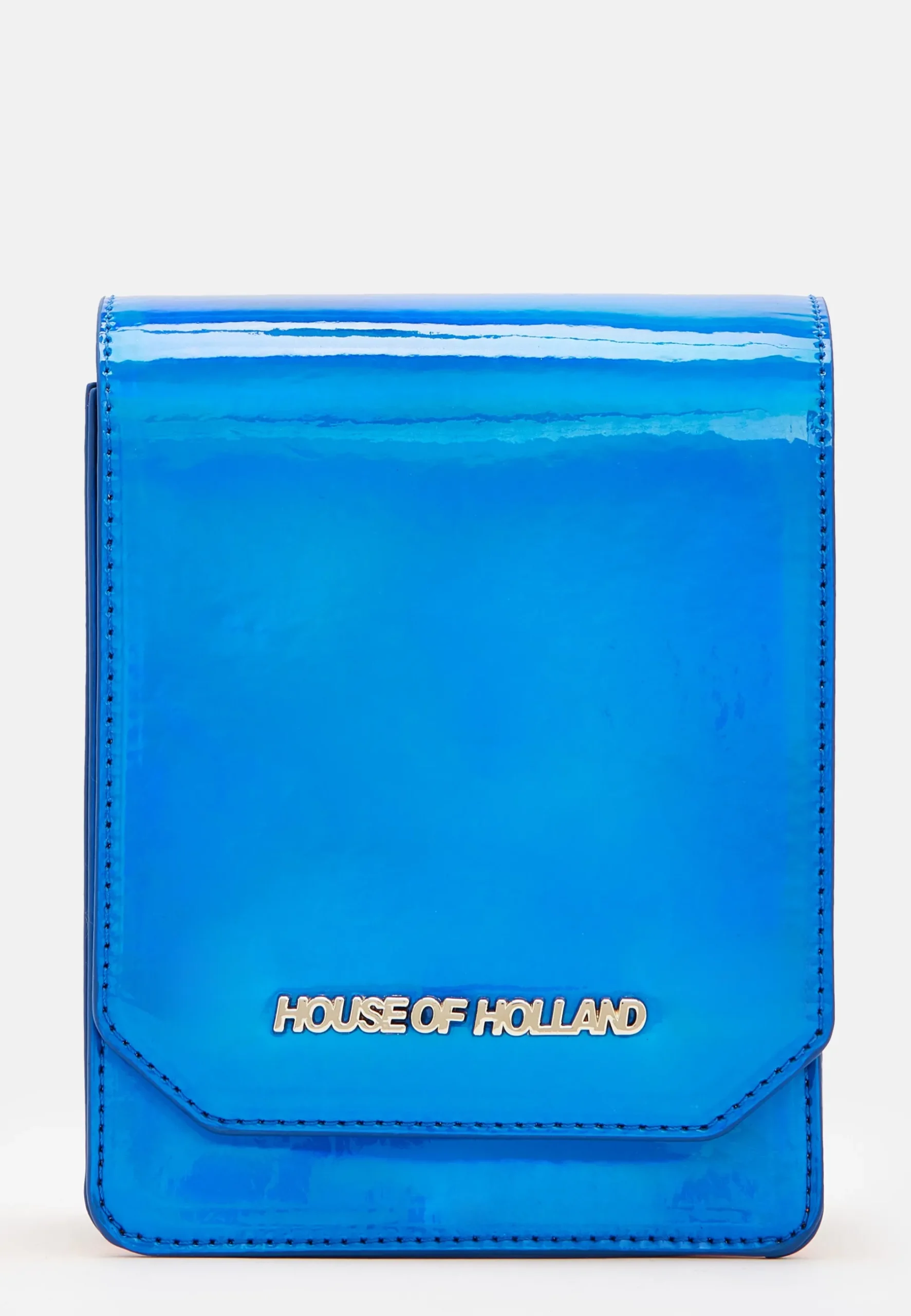 House Of Holland Multi-Pocket Crossbody Bag Blue