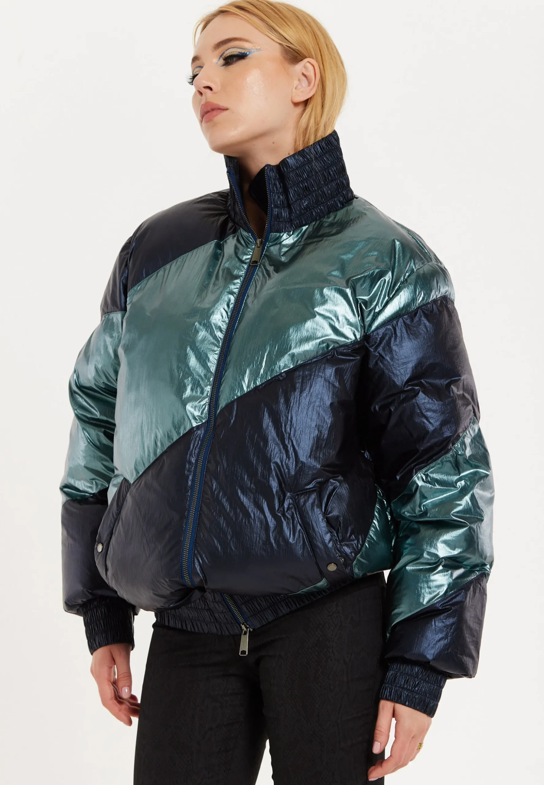 House of Holland Muted Oversized Puffer Coat