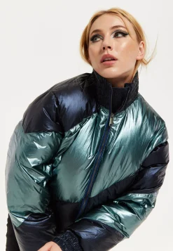 House of Holland Muted Oversized Puffer Coat