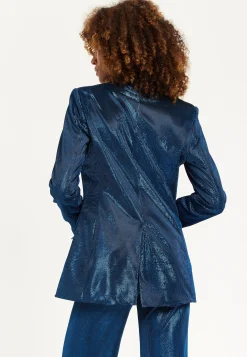 House of Holland Navy Shimmer Blazer