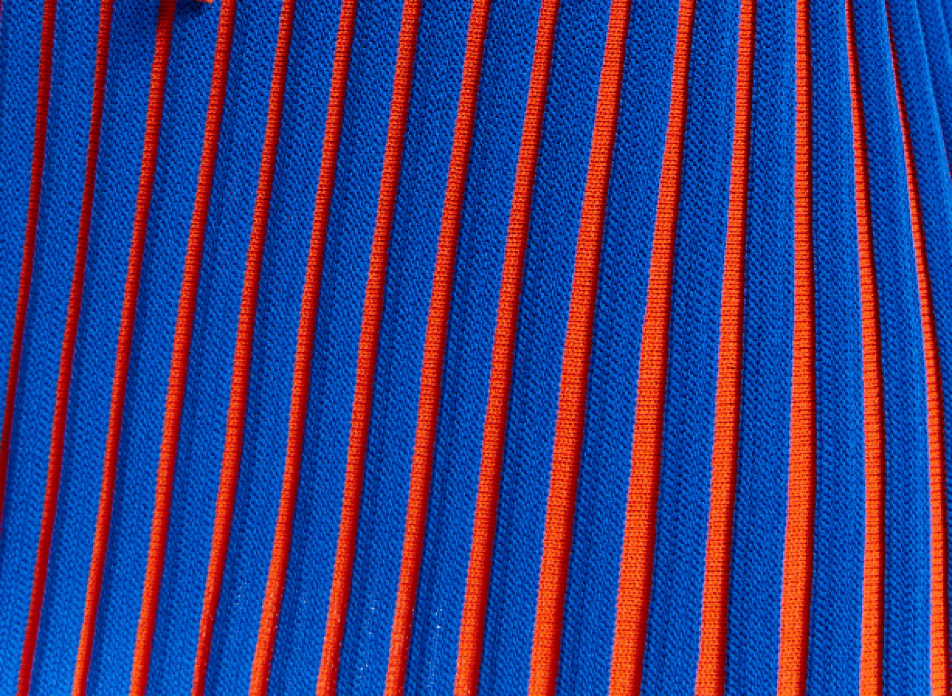 House Of Holland Orange And Blue Knitted Mini Skirt