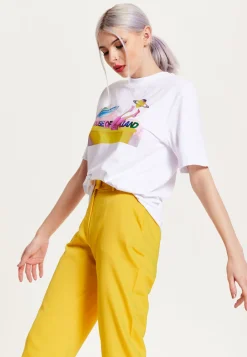 House of Holland Planet Printed T-Shirt in White