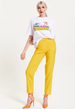 House of Holland Planet Printed T-Shirt in White