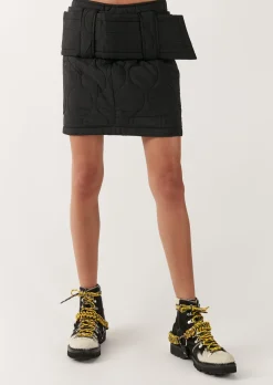 House of Holland Quilted Mini Skirt