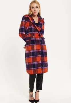 House Of Holland Red Check Coat