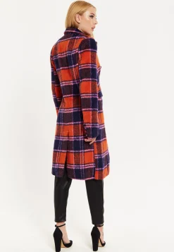 House Of Holland Red Check Coat