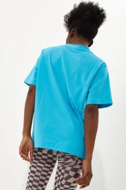 House Of Holland Sky Blue Transfer Printed T-Shirt