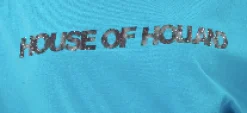 House Of Holland Sky Blue Transfer Printed T-Shirt