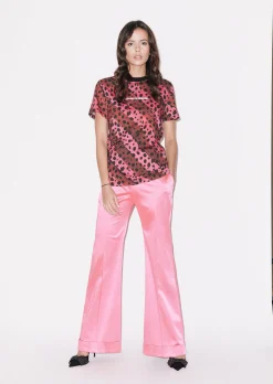 House of Holland Stripe Cheetah Tee