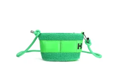 House Of Holland Teddy Bucket Cross Body Bag In Green