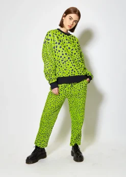 House of Holland Vivid Cheetah Print Joggers