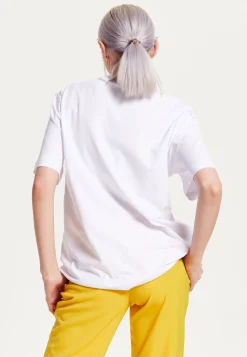 House Of Holland White Transfer Printed T-Shirt With A Small Spot 3D D