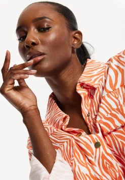 House of Holland Zebra Print Shirt Dress