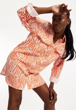 House of Holland Zebra Print Shirt Dress