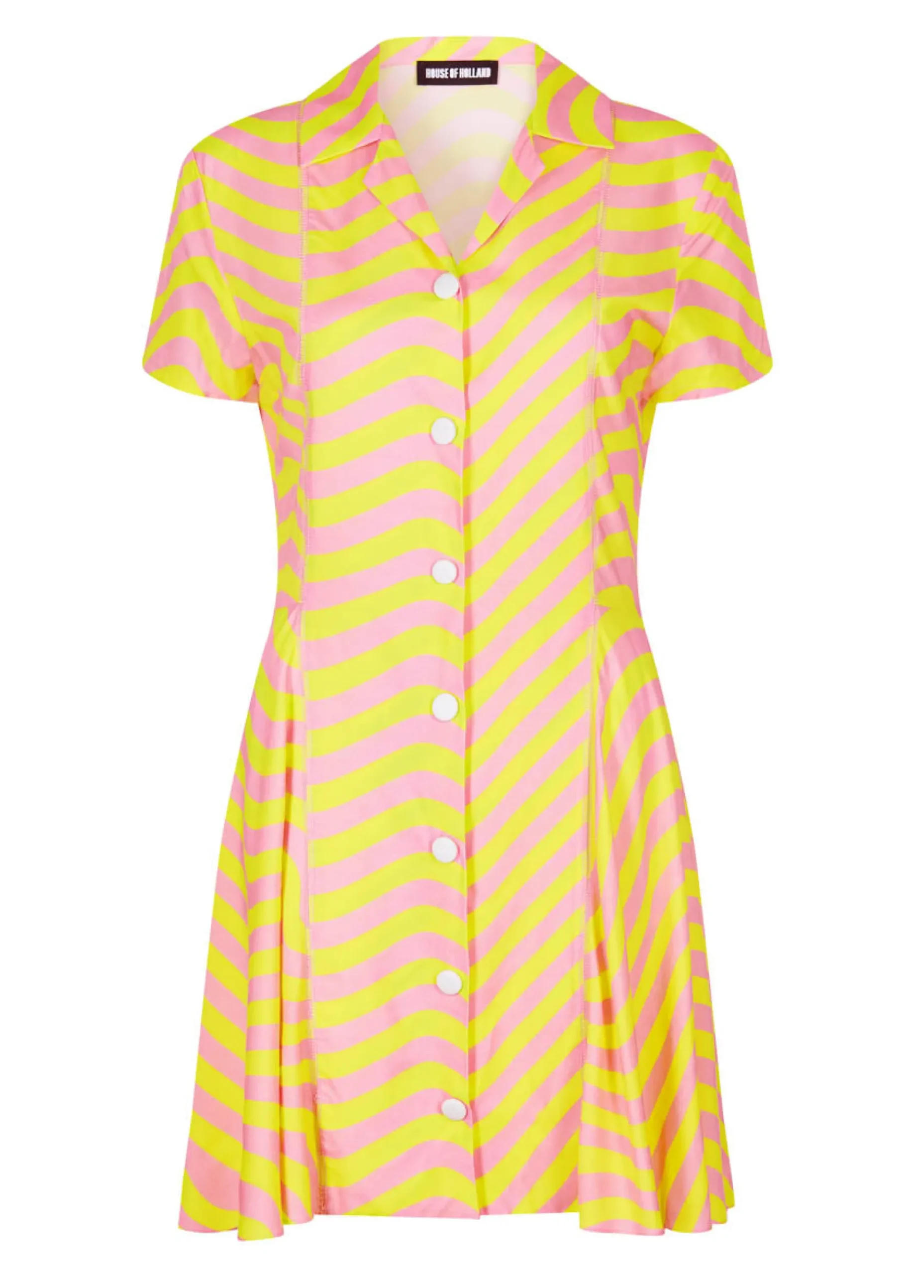 Pink And Lime Surfer Dress | House of Holland