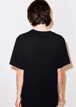 @shesvague 'Bra' Black Tee | House of Holland