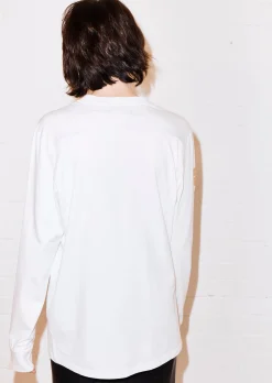 @shesvague 'Obsessed' White Long Sleeve Tee | House of Holland